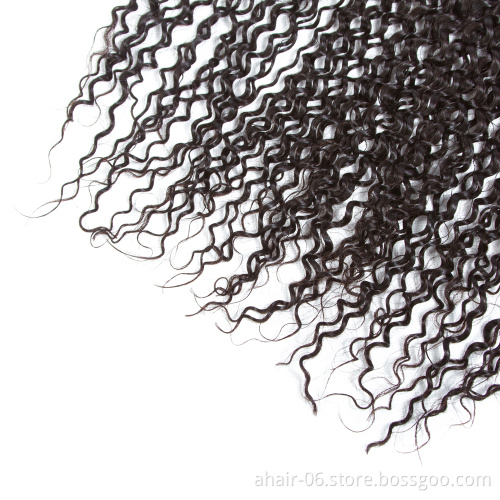 Fast Shipping 10A 13x4 Swiss Lace Natural Color 100% Brazilian Virgin Human Hair Jerry Curly 10"-20" Lace Frontal